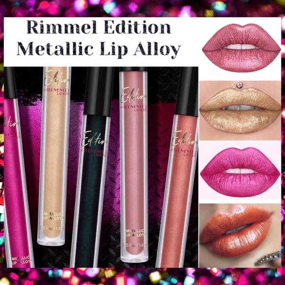 Rimmel Edition Metallic Lip Alloy Liquid Lipstick - Picture 1 of 4
